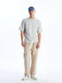 LC Waikiki Crew Neck Short Sleeve Combed Cotton Men's T-shirt